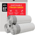Small Trash Bags 4 Gallon Trash Bags Drawstring - 57 White Unscented Small Garbage Bags | Waste Basket Plastic Trash Can Liners | Bathroom House C...