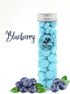 90 Toothpaste Tablets in Refill/Recycle Glass Tube - for Travel and Daily Home Office Use - Nano Hydroxyapatite, Fluoride-Free, Vegan (Blueberry90...