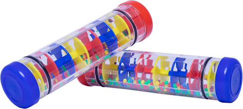 2 Pack Rain Sticks for kids Instruments for Toddlers 1-3, 8 Inch Rain Stick wobble toys for babies Rainstick Rainmaker Sensory Toys for Autistic C...