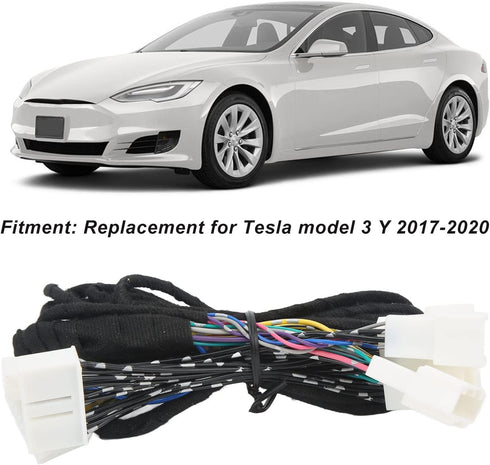 Car Stereo Speaker Wire Harness Plug, Lossless Sound Quality Copper Wire Speaker Activation Wire Harness for Model 3 Y 2017?2020...