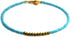 Handmade Anklet, Blue Beads, Bohemian (P5)...