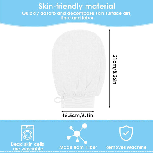 Exfoliating Glove Body Scrubber Exfoliator 1 PC Korean Washcloth Skincare Remover Deep Scrub Loofah Cleansing Mitts Exfoliate Cloth Exfoliation Sc...