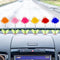 Roses Car Dashboard Decorations, 6 Pcs Mini Paste Shaking Head Floewr Car Mirror Dashboard Decor for Car Interior Home Office Desk Decoration...