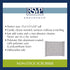 RSVP International Kitchen Cleaning Collection Gentle Scrubbing Sponge for Non-Stick Cookware, Porcelain & Glass, Dishwasher Safe, 5x3.5, Silver...