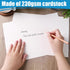 BigOtters 30 Sheets Ivory Cardstock Paper for Craft, Heavyweight Cardstock A4 Cream White Construction Card Stock for Card Making Kids Art Crafts ...