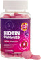 Hair Vitamins Gummy with Biotin 5000 mcg Vitamin E & C to Support Hair Growth, Non-GMO, for Thicker, Stronger & Beautiful Hair, Skin & Nails, Hair...
