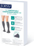 JOBST 110485 Activewear Compression Sock, 15-20mmHg, Knee High, Large, Black...