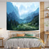 Atrippy Forest Tapestry for Bedroom Aesthetic Nature Mountain Tapestry Wall Hanging Plant Tree Tapestries Scenic Green Landscape Home Decor Nature...