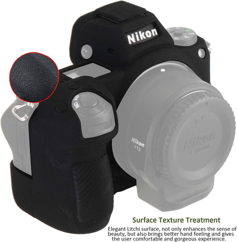 Camera Case Compatible with Nikon Z6 Z7 Z6 II Z7 II Digital Camera, Anti-Scratch Soft Silicone Rubber Housing Case Shell Protective Camera Cover S...