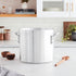 Winco USA Super Aluminum Stock Pot, Heavy Weight, 12 Quart, Aluminum...
