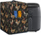 Insulated Air Fryer Kitchen Appliance Cover with Handle and Storage Pocket for Spoon/Cooking Utensils/Recipes, Easy Cleaning Home Decoration, Roos...