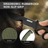 Dispatch Tactical Fixed Blade Knife with Sheath and Clip, 9 Inch Survival Hunting Knives with Non-Slip Handle for Outdoor Camping, Hiking, Bushcra...