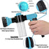 Garden Hose Nozzle Adjustable Hose Spray Nozzle High Pressure 8 Watering Pattern with 3.5Oz Soap Sprayer Power Garden Water Hose Foam Nozzle Spray...