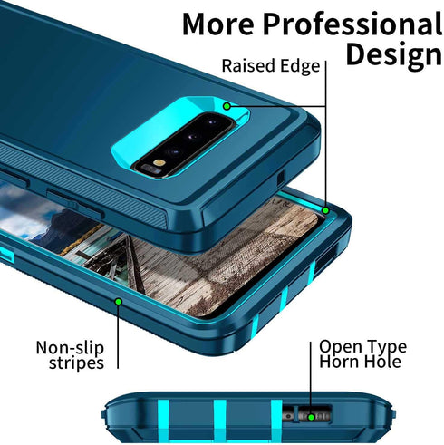 for Galaxy S10e Case,Shockproof Dropproof Dustproof,3-Layer Full Body Protection Heavy Duty High Impact Hard Cover Case for Samasung Galaxy S10e,T...