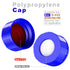 Autosampler Vials Cap,9mm Blue Polypropylene Screw-Thread Caps with PTFE Red/Silicone White Septa by Biomed Scientific...