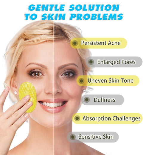 Kojic Acid Cleansing Pads,Kojic Acid and Turmeric Cleansing Pads for face,Turmeric Kojic Acid Lemon Chamomile Pads with Natural Ingredients,All Sk...