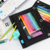 Tamaki Pencil Pouch for 3 Ring Binder, Clear Window Pencil Case for Binder, 3 Ring Binder Pencil Bag, Black, 3 Pack...