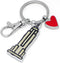 Marc Tetro NYC Keyrings (Empire State, Taxi, Statue of Liberty)...