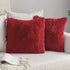 MIULEE Pack of 2 Luxury Faux Fur Throw Pillow Cover Deluxe Winter Decorative Plush Pillow Case Cushion Cover Shell for Sofa Bedroom Car 18x18 Inch...