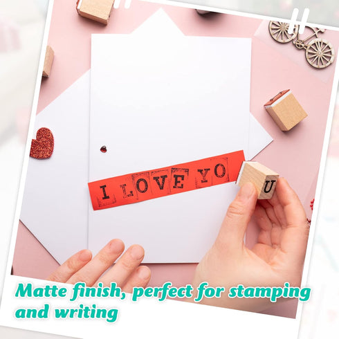 Lewtemi 24 Pcs Masking Paper Stamping Mask Paper Adhesive Stamp Masking Paper for Positioning Stamps Crafting Scrapbooking DIY Craft Designs Proje...