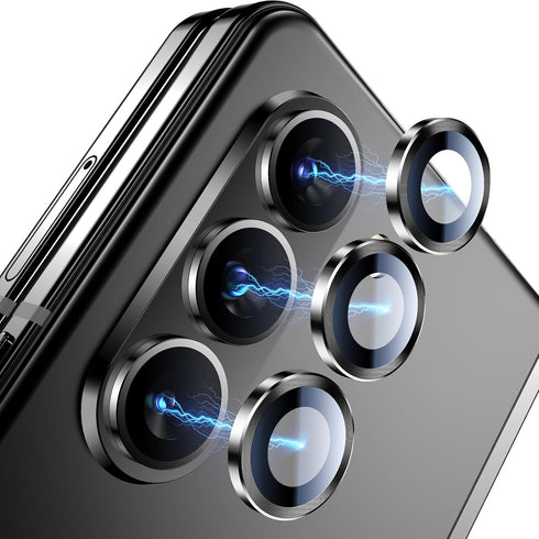 UniqueMe Compatible for Z Fold 5 camera lens protector, Titanium Military-Grade Protection, High Transmittance, Case Friendly, Scratch Resistant C...