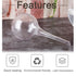 8 Pcs Clear Plant Watering Globes,Plastic Self-Watering Bulbs,Automatic Watering Globes,Garden Water Device for Plant Indoor Outdoor...
