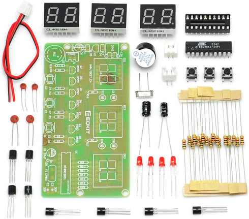 Gikfun 6 Bits Digital LED DIY Kits PCB Soldering Practice Learning Board AT89C2051 FR-4 for Arduino EK1323......