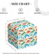 Tissue Box Holder Cute Dinosaurs Tissue Box Cover Square Leather Tissue Holder Organizer Portable Decorative Facial Paper Case for Home Office Bat...