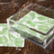 IEEK Acrylic Luncheon Napkin Holder,Decorative Napkin Tray for Dining Table and Kitchen,Clear Flat Napkin Holders Tissue Dispenser,7.1 x 7.1 x 2.6...