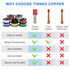 22 AWG Stranded Wire Spool, 16.5ft Each in 8 Colors - Silicone Electrical Tinned Copper Wire, 22 Gauge Flexible Hook Up Wire Kit for DIY, Automoti...