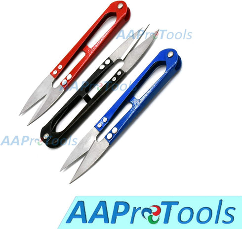 AAProTools 4.1inch Sewing Scissors Yarn Thread Cutter Mini Small Snips Trimming Nipper - Great for Stitch,DIY Supplies (3PCS, Multicolor)...