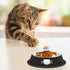 3Pcs Cat Bowls Non-Slip Stainless Steel Small Cat Food Bowl Unbreakable Thick Rubber Base Easily Clean Lovely Color...