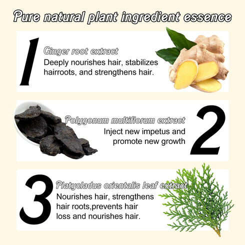Ginger Plant Extract Anti-Hair Loss Hair Shampoo,Ginger Extract Shampoo for Hair Thickening,Hair Strengthening Shampoo Ginger Hair Care Shampoo fo...