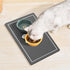 Absorbent Pet Feeding Mat for Dog Bowls, 12'' x 19'' Dog Mat for Food and Water Bowl Easy Clean Dog Food Mat Quick Dry Perfect Size Dog Bowl Mat D...