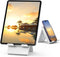 SAIJI Adjustable Tablet Stand Holder Portable Foldable Desktop Stand Dock Compatible for iPad, iPhone, Nintendo Switch, Samsung Galaxy and Kindle ...