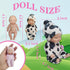 Mini Rebirth Doll, Gift Box Miniature Doll, Toys for Kids Over 3 Years Old (Style B)...
