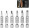 6-Piece Screw Extractor Set Easy Out Remover Kit, Professional Grade with Storage Case,Extract Damaged Screws, Ideal for Automotive Repairs, Woodw...
