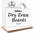 Scribbledo Set of 5 Small White Board Dry Erase Boards Classroom Pack Mini White Boards 5"x7” Double Sided Personal Whiteboards for Students Teach...