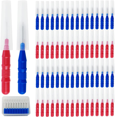 250PCS Braces Dental Brush Flosser for Cleaner Interdental Brush Toothpick Dental Tooth Flossing Head Oral Dental Hygiene Toothpick Cleaners Clean...