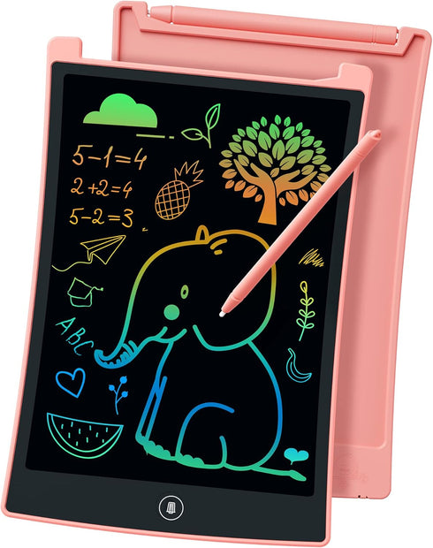 KOKODI Toys for 3 4 5 6 Years Old Girls, 10 Inch Reusable Colorful LCD Writing Tablet Doodle Board Drawing Pad for Kids, Toddler Learning Educatio...