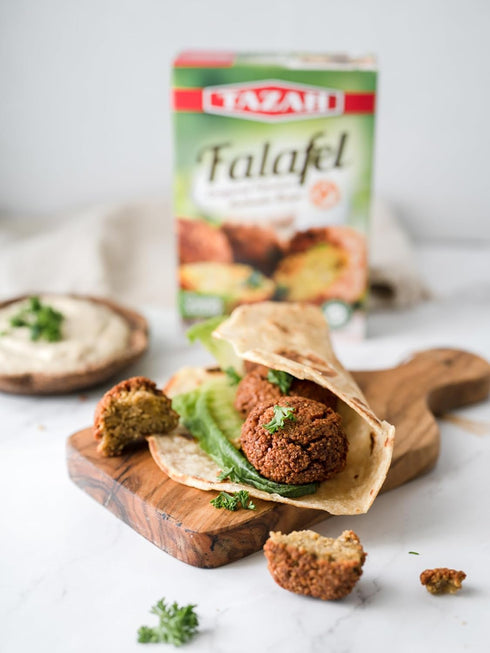 Tazah Falafel Mix 7oz (200g) Delicious Vegetarian Crunch Patties Powder Mix Lebanese Recipe...