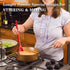 Long handle Silicone Mixing Spoon, 12" Stirring Spoons Nonstick Heat-Resistant Rubber Mixing Spoon for Cooking Baking...