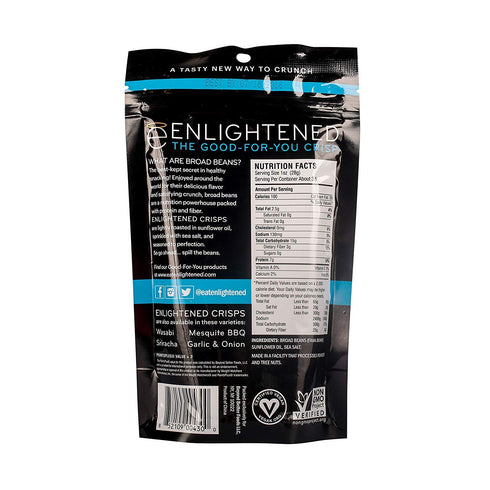 Enlightened Plant Protein Bean Snacks Sea Salt, 4.5 Oz...
