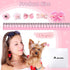 40 Pieces Dog Bows Cute Puppy Dog Bowknot Hair Bows Handmade Hair Accessories Bow with Rubber Bands Lace Organza Puppy Bows Rhinestone Pearls Dog ...