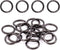 Swpeet 60Pcs Heavy Duty 3/4 Inch - 20mm Gun-Black Multi-Purpose Metal O Ring Metal Rings for Hardware Bags Ring Hand DIY Accessories Keychains Bel...