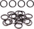 Swpeet 60Pcs Heavy Duty 3/4 Inch - 20mm Gun-Black Multi-Purpose Metal O Ring Metal Rings for Hardware Bags Ring Hand DIY Accessories Keychains Bel...