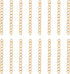 Craftdady 90Pcs Golden Twist Extender Chains 1.77-1.97 Inch Removable Chain Extension Tails for Necklace Bracelet Anklet...