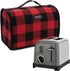 Toaster Cover Compatible with Cuisinart 2 Slice, Appliance Cover with Pockets for Knife & Toast Machine Tongs, Dust Off and Fingerprint Protection...