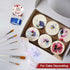 Cake Painting Brushes Set from E-Kongton, Food Safe Paint Brushes Fondant Sugar DIY Tools Set, Soft Synthetic Brush Material, Easy to Use & Easy t...
