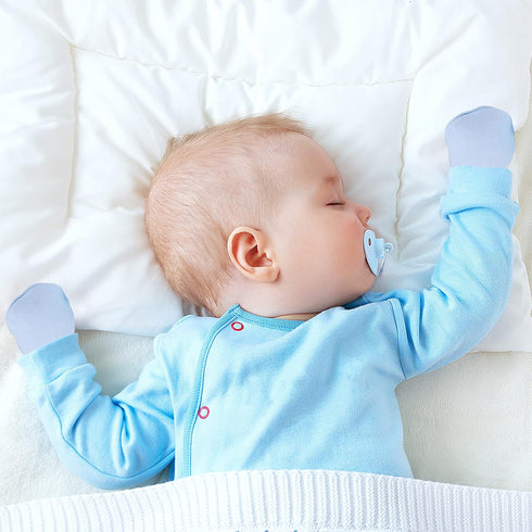 9 Pairs Newborn Baby Mittens Cotton Mittens for Infant Toddler No Scratch Baby Gloves Mittens for 0-6 Months Baby Boys Girls(9 Colors)...